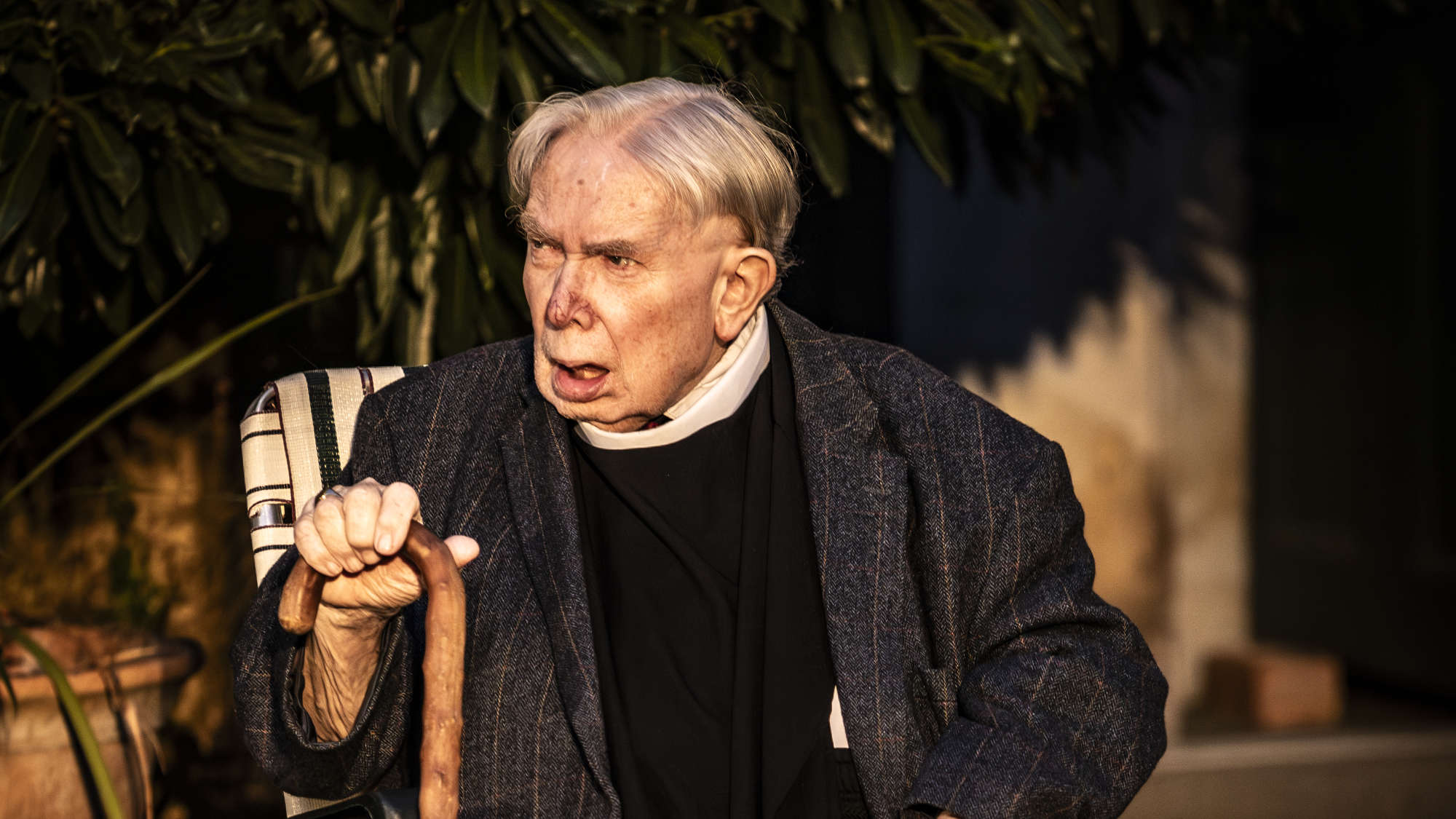 AOwen in the 2025 production of Twelfth Night.