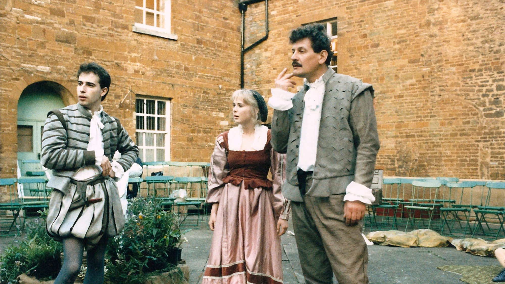 A scene from the play