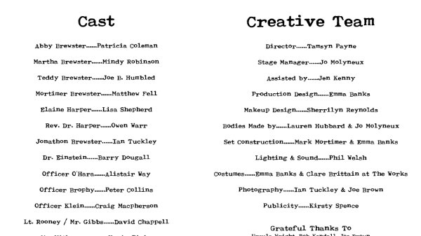 Arsenic and Old Lace (2014)
