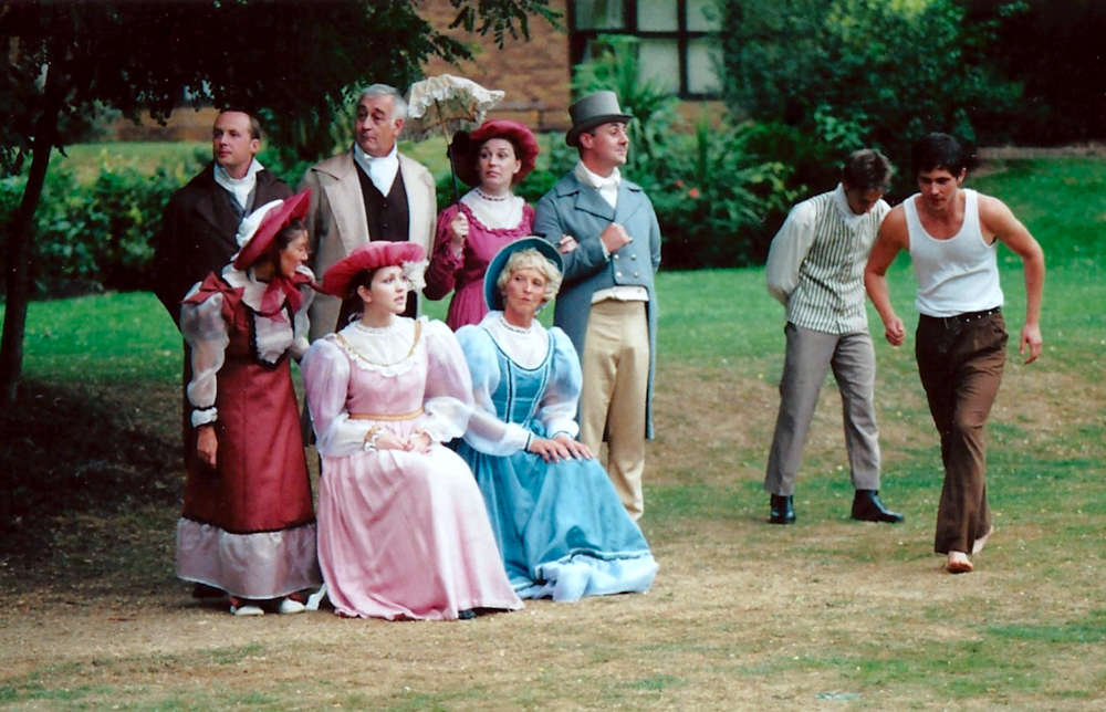A scene from the play