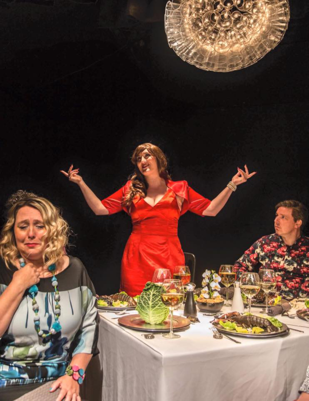 A scene from Dinner