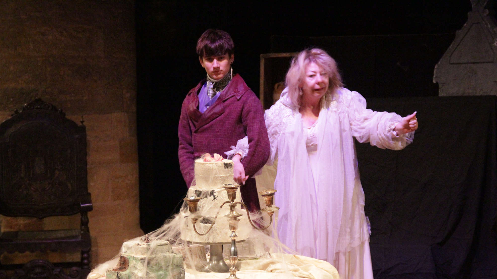 A scene from the play