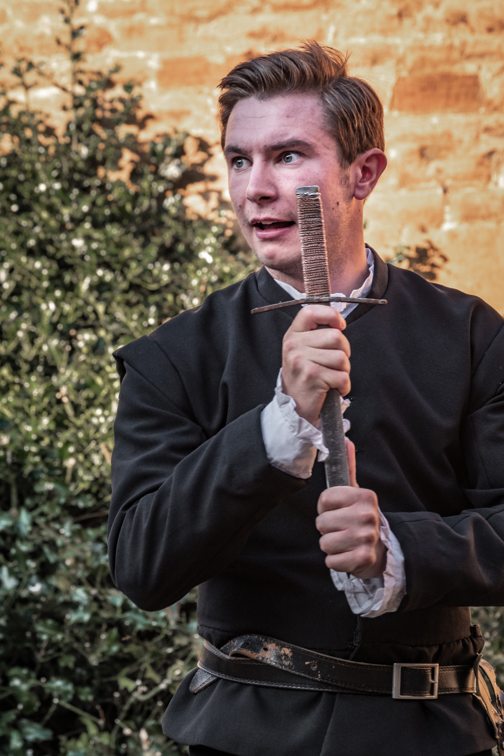 Tom Morath as Hamlet