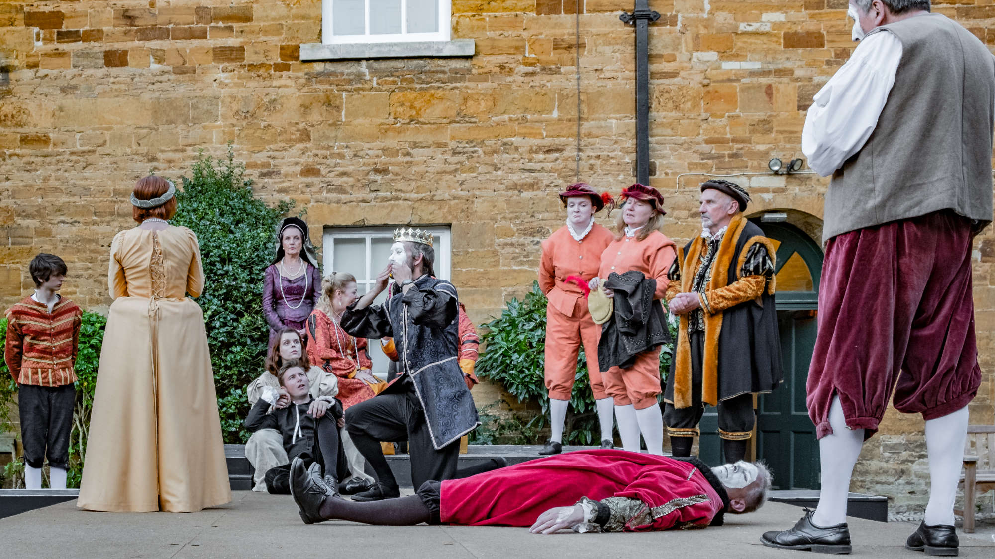 A scene from Hamlet.  Photo by Neil Phillips, Aperture Photography Group.