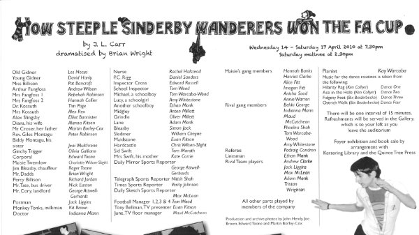 How Steeple Sinderby Wanderers Won the FA Cup (2010)