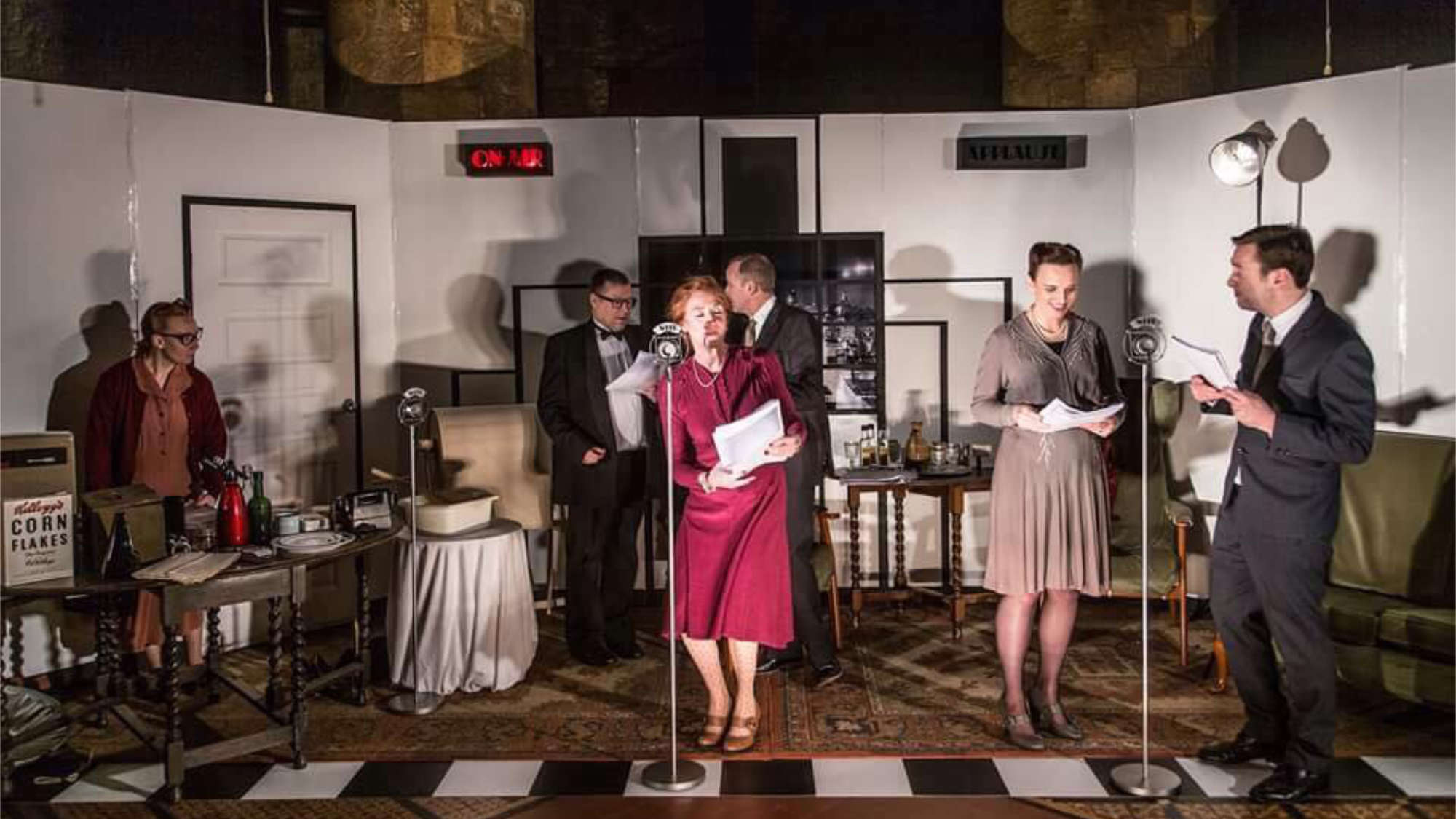 The cast of It's a Wonderful Life