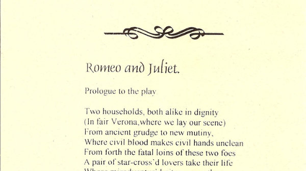 Romeo and Juliet