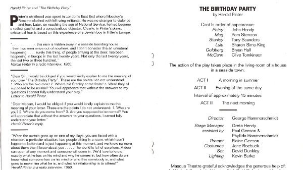 The Birthday Party