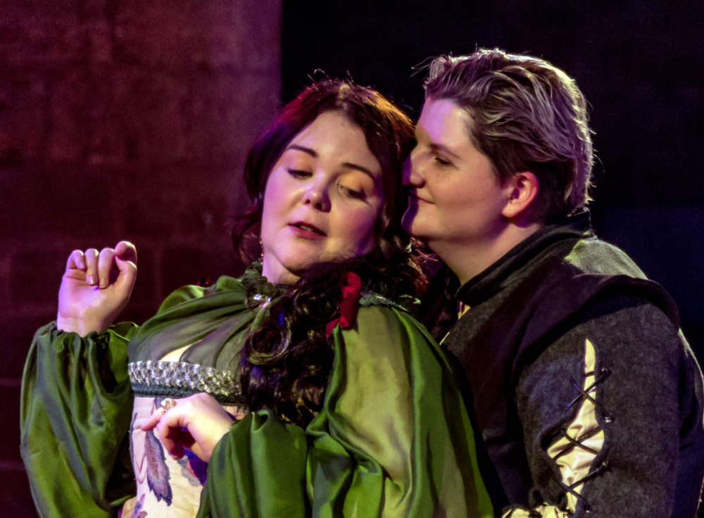 Becki Cockcroft and Alex Rex in The Duchess of Malfi