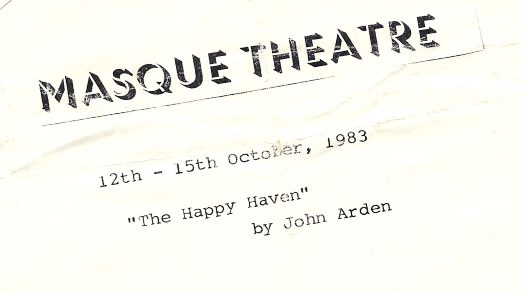 Title from the programme