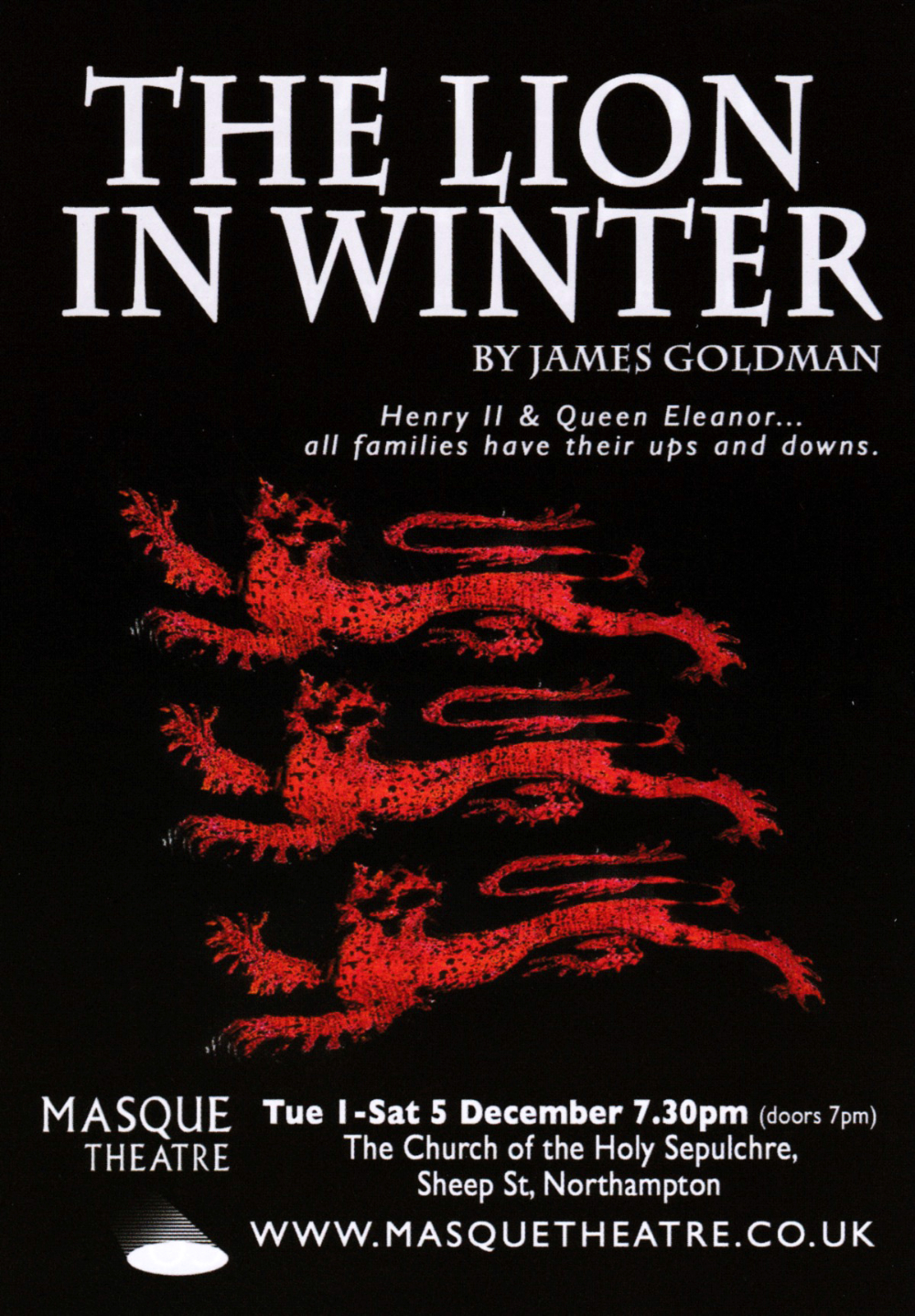 Flyer for The Lion In Winter