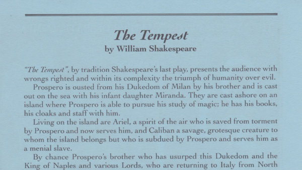 The Tempest