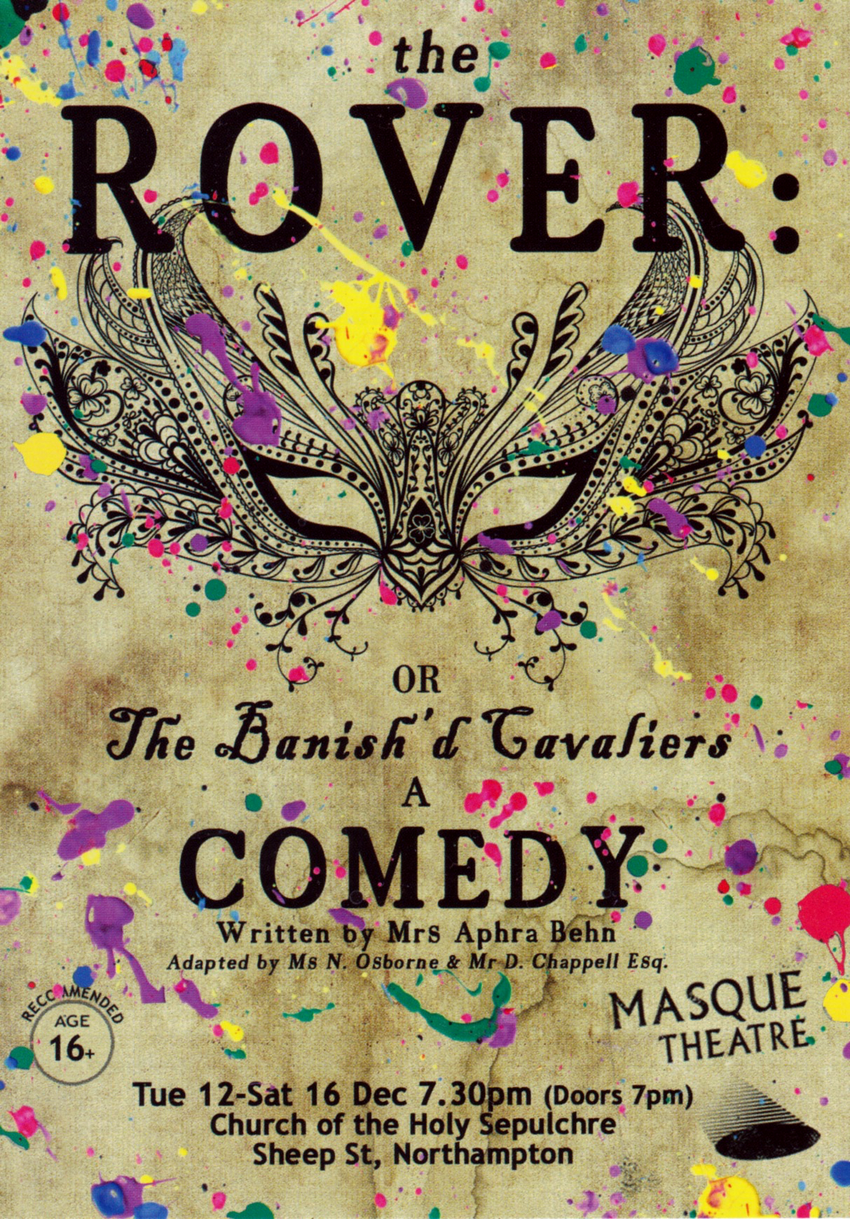 Flyer for The Rover