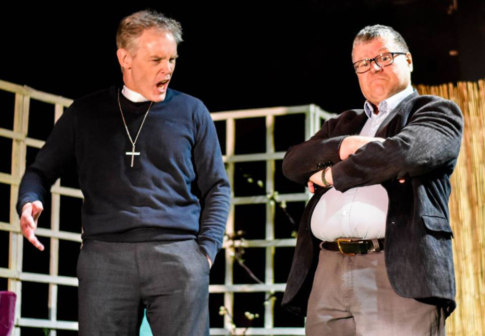Martin Williams as the vicar and John Myhill as Dr Windsor